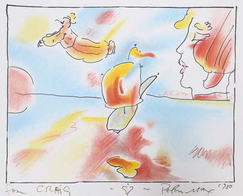 Boat Flyer Lithograph | Peter Max,{{product.type}}