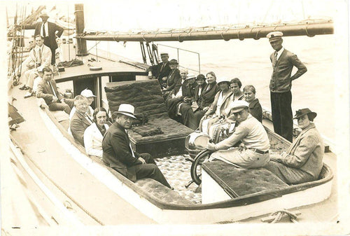Boat Party on George Van Sant's Boat, Emily Black and White | Unknown Artist,{{product.type}}