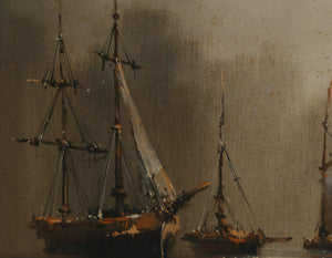 Boats Oil | Unknown Artist,{{product.type}}