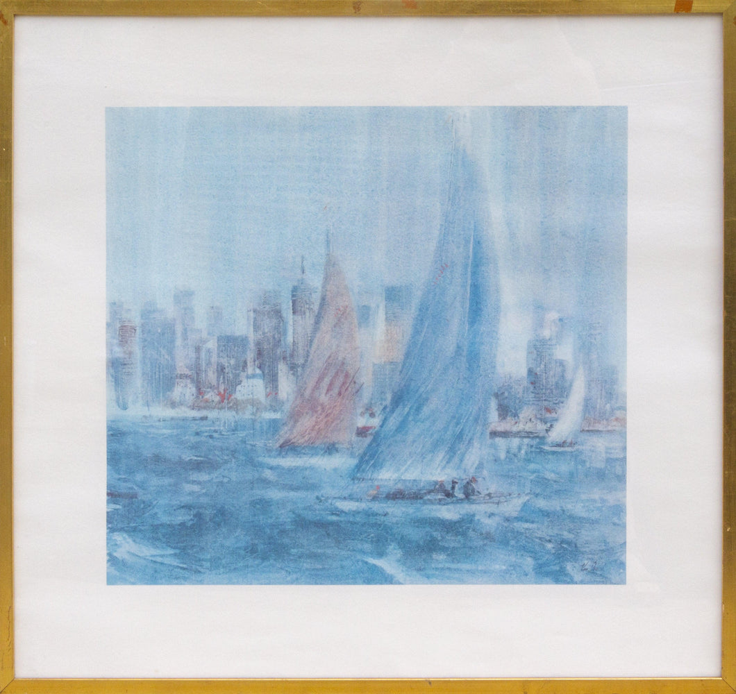Boats on the Water Poster | Unknown Artist - Poster,{{product.type}}