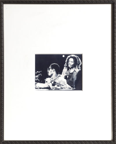 Bob Marley and Stevie Wonder Black and White | Kim Gottlieb-Walker,{{product.type}}