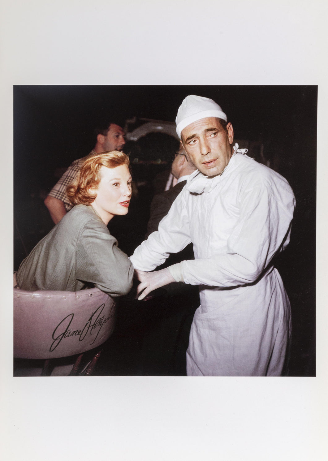 Bogart on set of 