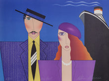 Bon Voyage lithograph | Robin Morris,{{product.type}}