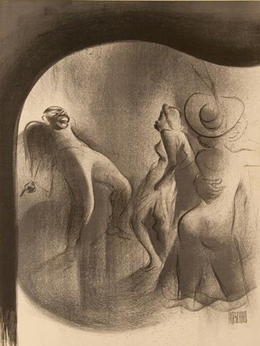 Boogie-Woogie Lithograph | Al Hirschfeld,{{product.type}}