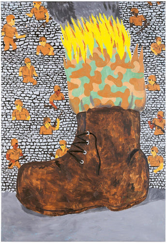 Boot Acrylic | Seymour Chwast,{{product.type}}