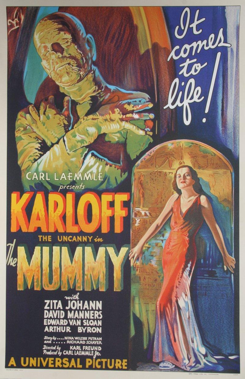 Boris Karloff in The Mummy Poster | Unknown Artist - Poster,{{product.type}}