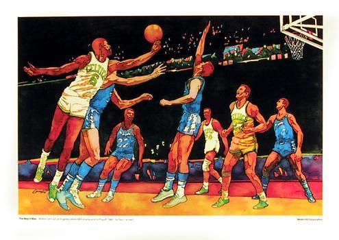Boston Celtics/Los Angeles Lakers-NBA Championship playoff 1962 Poster | Saul Lambert,{{product.type}}