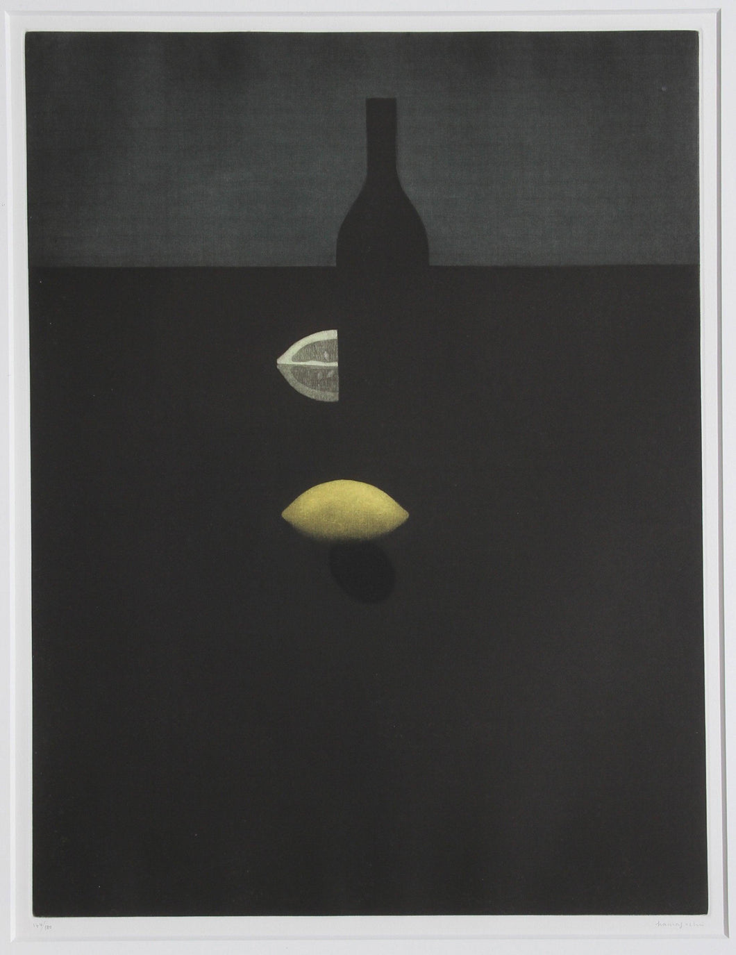 Bottle with Lemon in the Darkness Etching | Yozo Hamaguchi,{{product.type}}