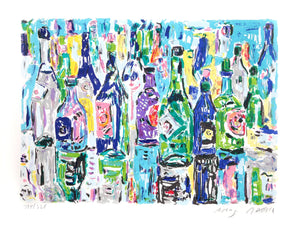 Bottles Lithograph | Amos Yaskil,{{product.type}}