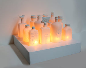 Bottles Mixed Media | Ilena Finocchi,{{product.type}}