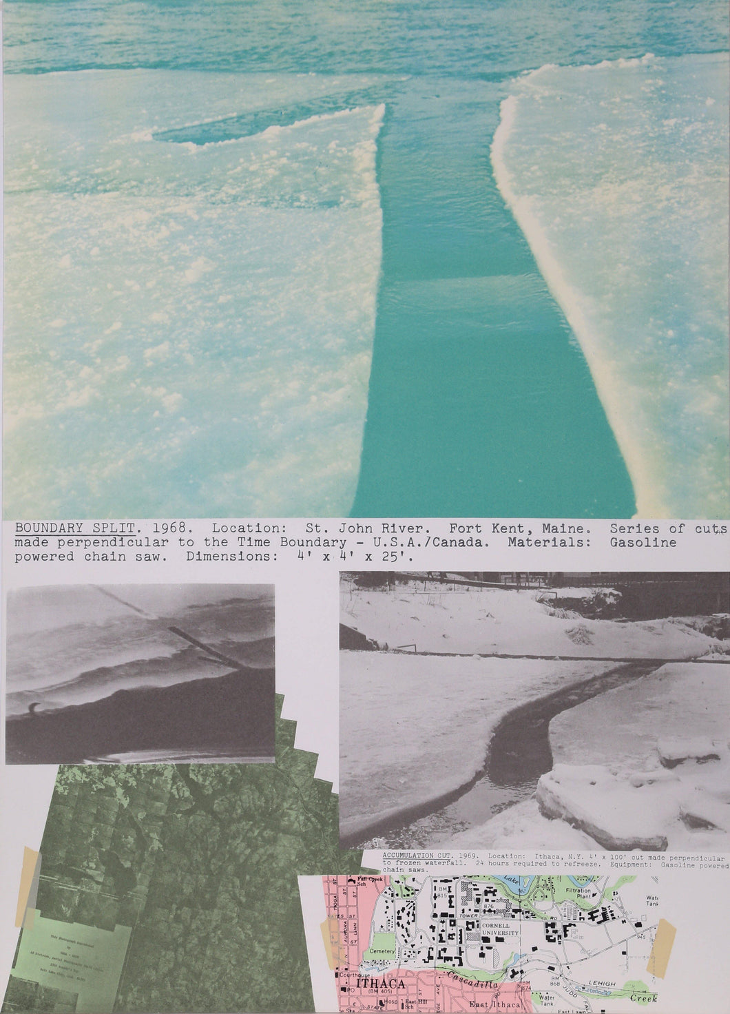Boundary Split Lithograph | Dennis Oppenheim,{{product.type}}