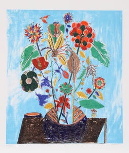 Bouquet Lithograph | Ovadia Alkara,{{product.type}}