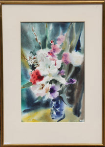 Bouquet of Flowers II Watercolor | Eve Nethercott,{{product.type}}