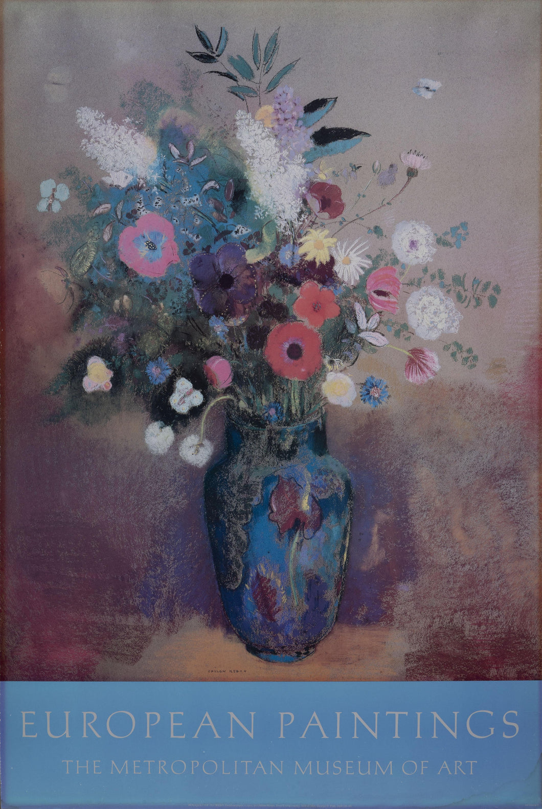 Bouquet of Flowers Poster | Odilon Redon,{{product.type}}