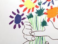 Bouquet of Peace Flowers Lithograph | Pablo Picasso,{{product.type}}