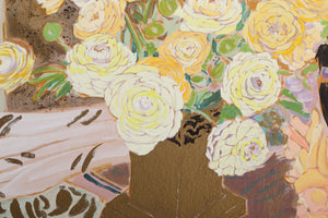 Bouquet with Roses Lithograph | Ellen Gunn,{{product.type}}