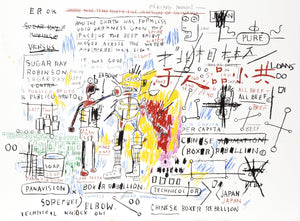 Boxer Rebellion Screenprint | Jean-Michel Basquiat,{{product.type}}