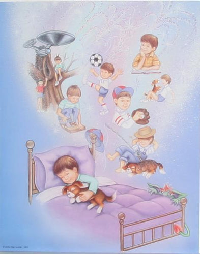 Boy Dreams Poster | Linda Elise Hudak,{{product.type}}