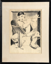 Boy with Flute Lithograph | Luis Alberto Acuña,{{product.type}}