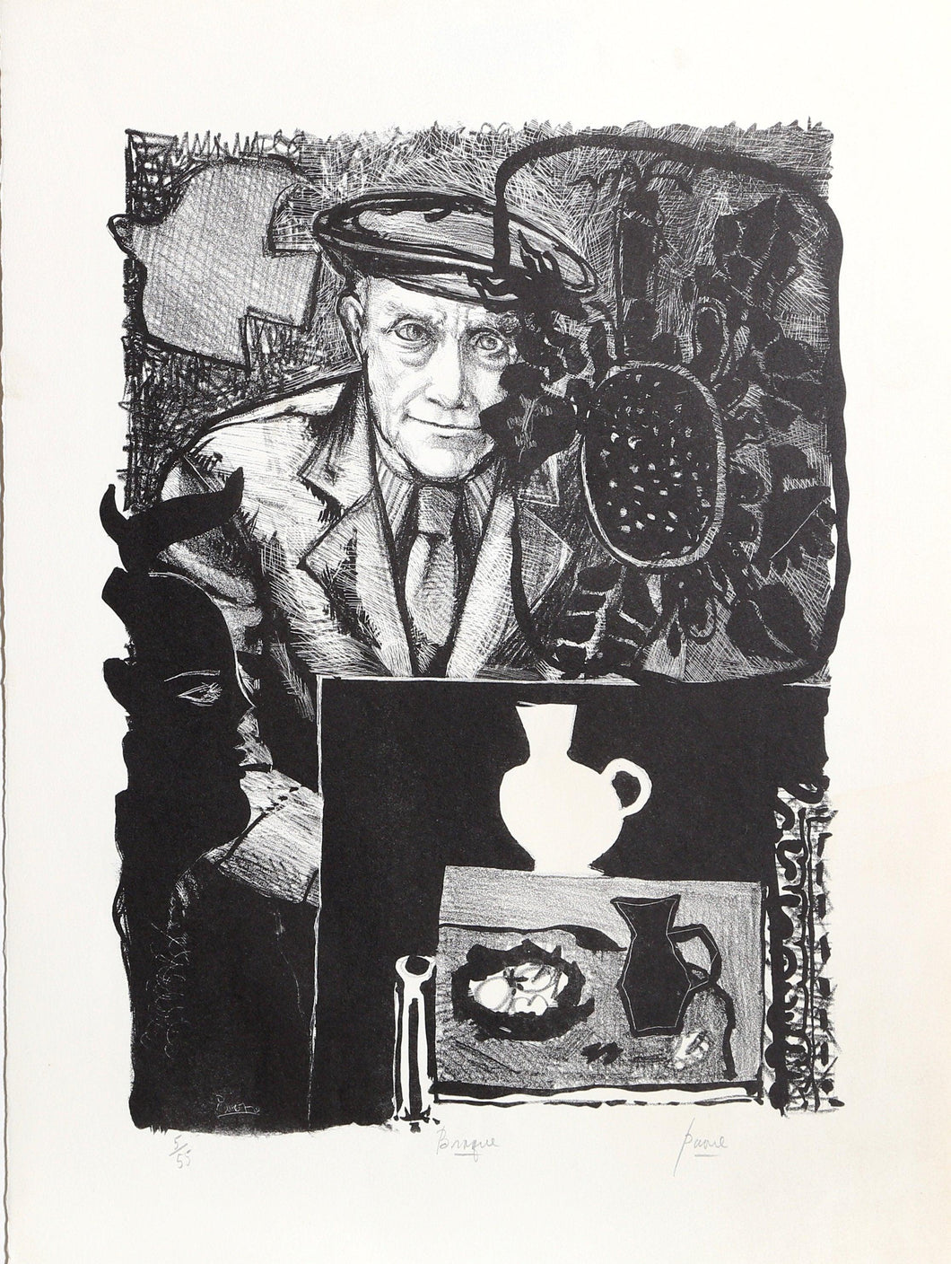 Braque Lithograph | Peter Paone,{{product.type}}