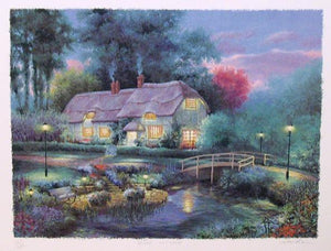 Bridge Cottage Lithograph | Andrew Warden,{{product.type}}