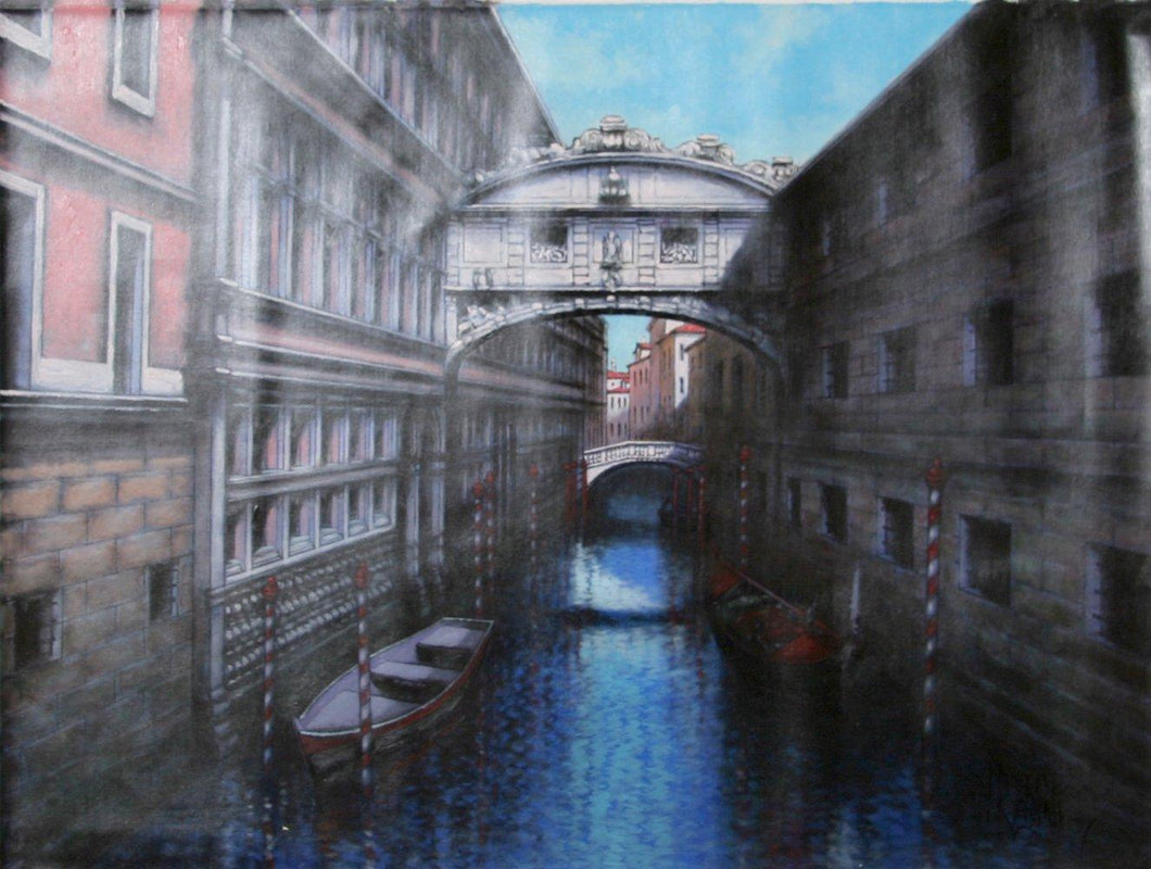 Bridge of Sighs, Venice Oil | Rugero Valdini,{{product.type}}