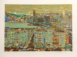 Bridges Screenprint | Ralph Fasanella,{{product.type}}