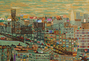 Bridges Screenprint | Ralph Fasanella,{{product.type}}