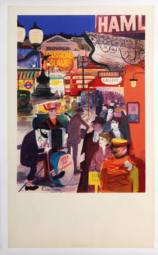 Bright Lights of the West End Poster | Ronald Glendening,{{product.type}}