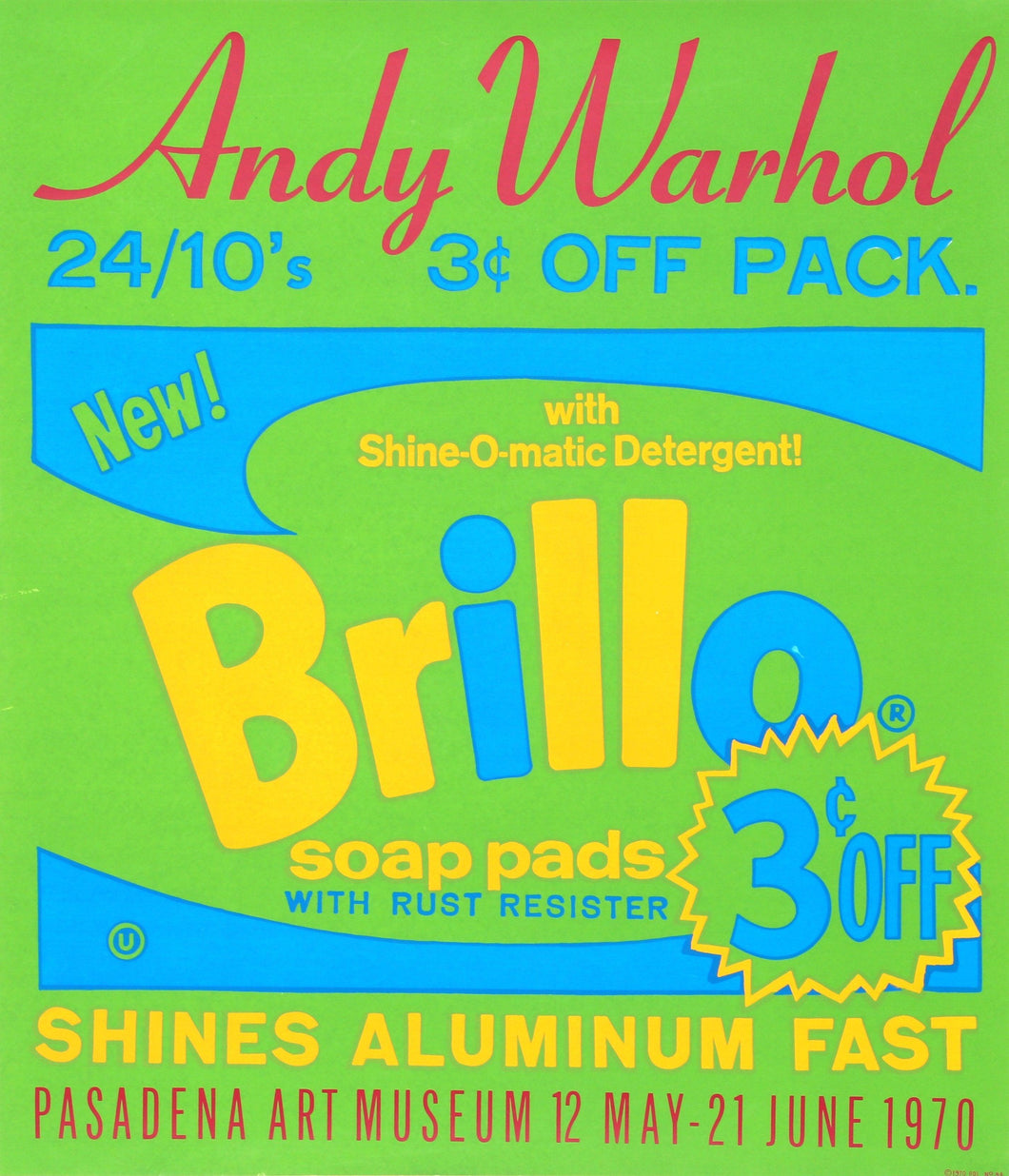 Brillo Soap Pads - Pasadena Art Museum Poster Poster | Andy Warhol,{{product.type}}