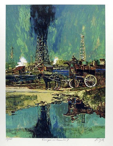 Bringing in the # 7 Lithograph | Boyle,{{product.type}}