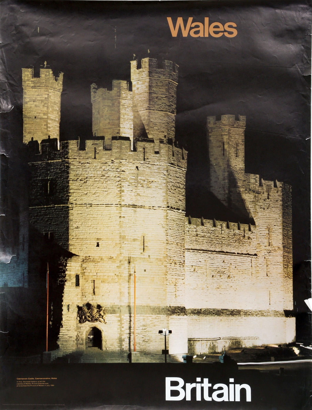 Britain - Wales Castle Poster | Travel Poster,{{product.type}}