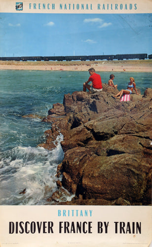 Brittany - Discover France by Train Poster | Travel Poster,{{product.type}}