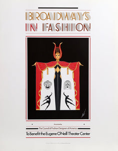 Broadway's in Fashion Poster | Erté,{{product.type}}