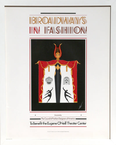 Broadway's in Fashion Poster | Erté,{{product.type}}