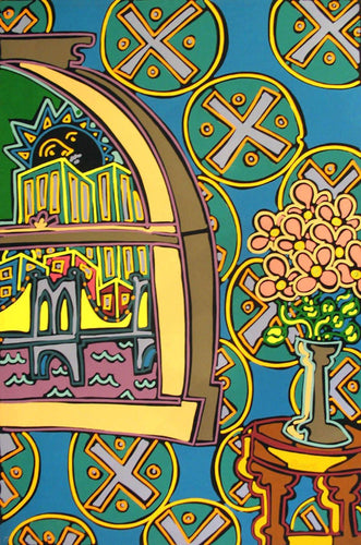 Brooklyn Bridge Screenprint | Kip Frace,{{product.type}}