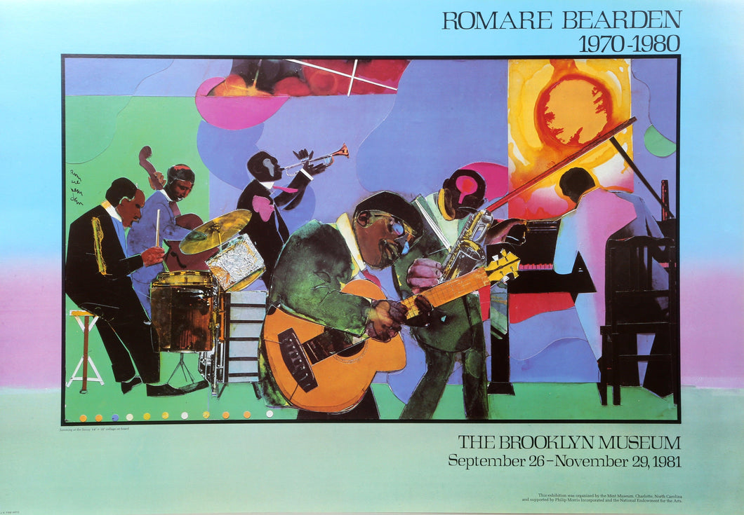 Brooklyn Museum: Jamming at the Savoy Poster | Romare Bearden,{{product.type}}
