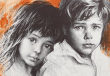 Brother and Sister A Lithograph | Sandu Liberman,{{product.type}}
