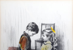 Brother and Sister Lithograph | Ben Menashe,{{product.type}}