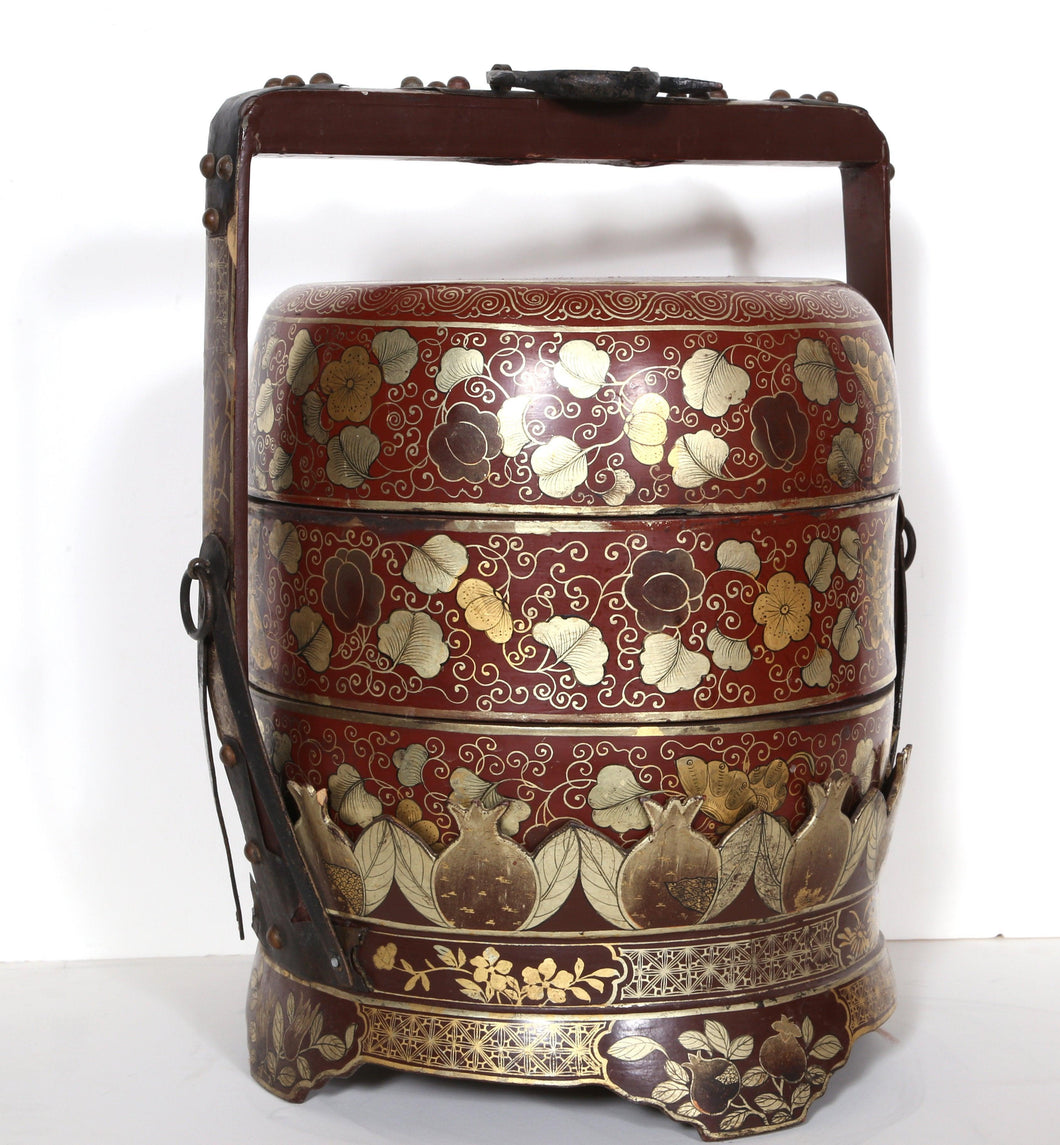 Brown Floral Box Antiques | Unknown, Chinese,{{product.type}}