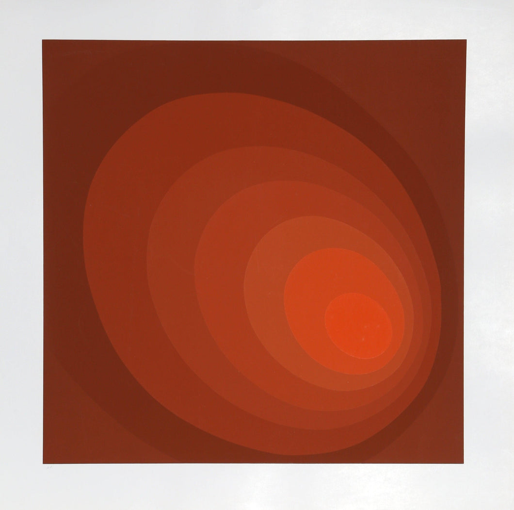 Brown Ombre Screenprint | Leonid Lerman,{{product.type}}