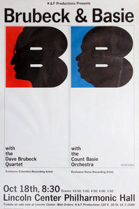 Brubeck & Basie: Lincoln Center Poster | Milton Glaser,{{product.type}}