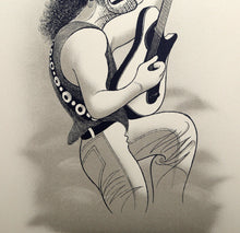 Bruce Springsteen Lithograph | Al Hirschfeld,{{product.type}}