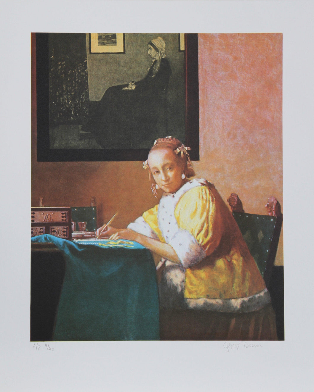 Bruna Sevini and Whistler's Mother Lithograph | George Deem,{{product.type}}