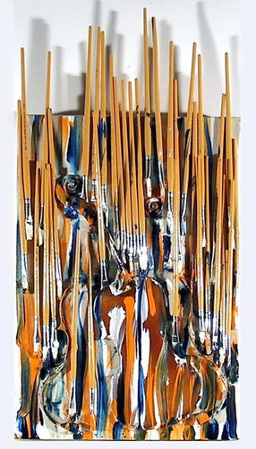 Brushes and Violin Mixed Media | Arman,{{product.type}}