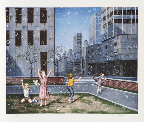 Bubble Fantasy Lithograph | Tito Salomoni,{{product.type}}