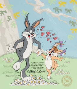 Bugs Bunny and Girl Bunny Birthday Card Comic Book / Animation | Chuck Jones,{{product.type}}