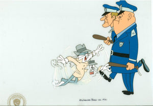 Bugs Bunny and Two Policemen in Looney, Looney, Bugs Bunny Movie Comic Book / Animation | Warner Bros. Cartoons,{{product.type}}