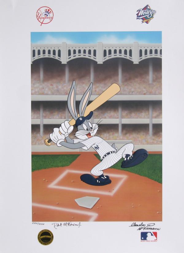 Bugs Bunny - Batter Up 'Doc Lithograph | Warner Bros. Cartoons,{{product.type}}