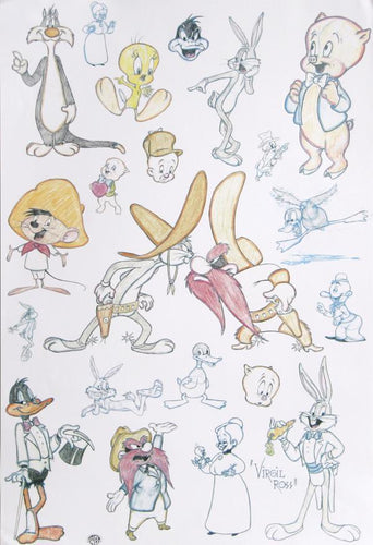 Bugs 'n Friends Lithograph | Warner Bros. Cartoons,{{product.type}}